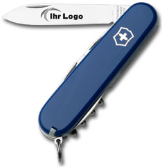 Taschenmesser Klinge ätzen Logo