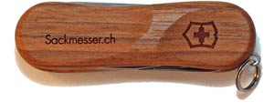 Taschenmesser Gravur Schale Holz