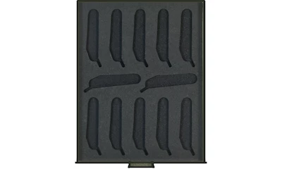 Passend für 12 Sackmesser mit Länge 93 mm