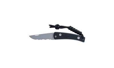 Klappmesser KISS All Black AK Ski mit Paracord Best of Switzerland