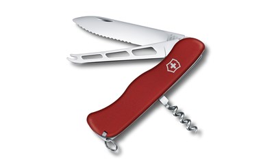 Käsemesser, 111 mm, rot