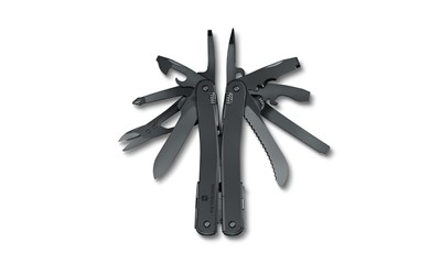 Swiss Tool Spirit MXBS, schwarz, in Nylon Etui