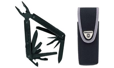 SwissTool brüniert, in Nylonetui