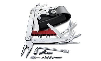 Swiss Tool Plus I mit Leder-Etui