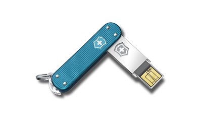 Slim Alox gerippt 64GB USB Stick