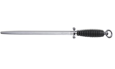 Metzgerstahl rund 30 cm Mittelfeinzug