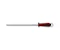 Dual Grip, Abziehstahl, 30 cm, Mikrofeinzug, rund, Schwarz/Rot